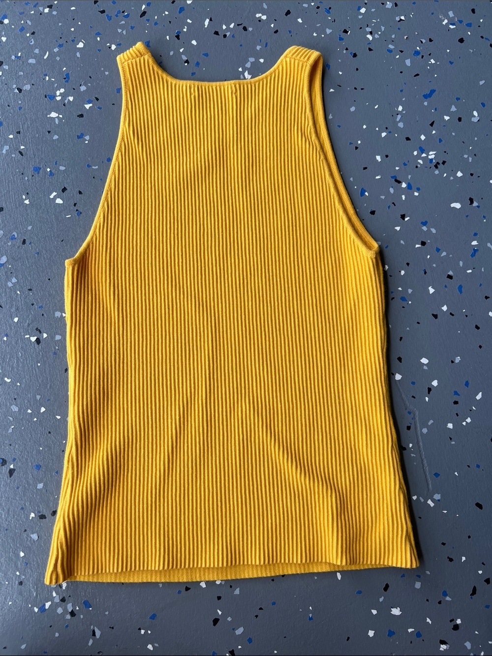 Banana Republic Ribbed Sleeveless Tank Top - Mustard - Picture 4 of 4